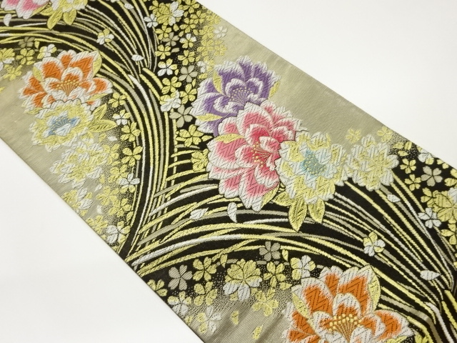 JAPANESE FUKURO OBI / WOVEN SAKURA